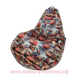 Детское кресло мешок «Тачки» 4XL